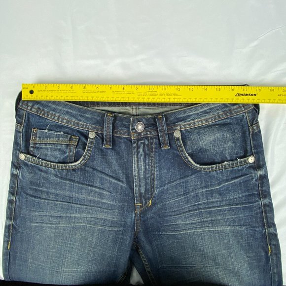 Buffalo David Bitton Jeans Men 35x30* Travis Relaxed‎ Fit Straight Blue - Picture 10 of 16